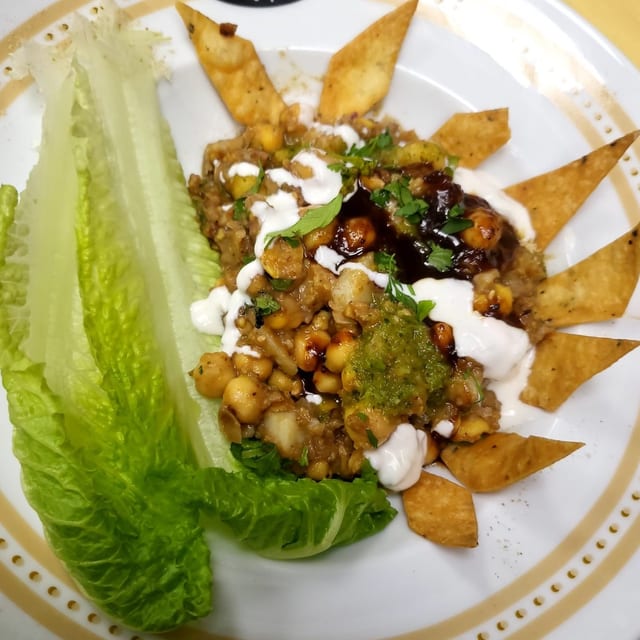 Chana Papdi Chaat.