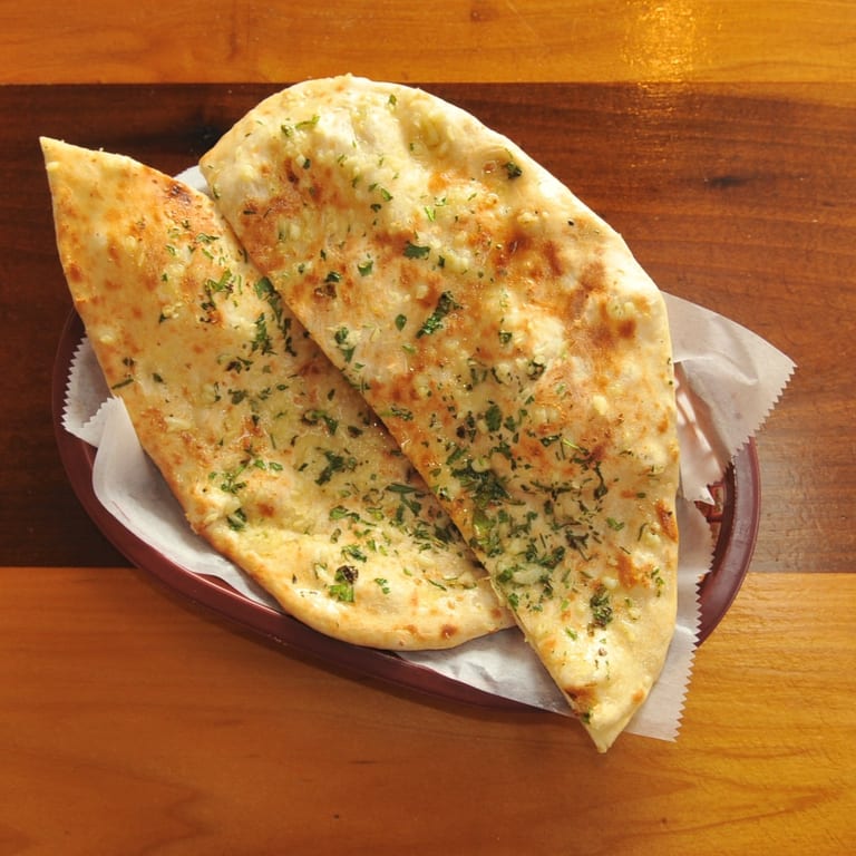 Delicious Naan Bread and Indian Cuisine Favorites
