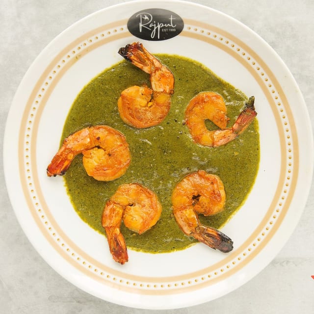 Shrimp Palak.