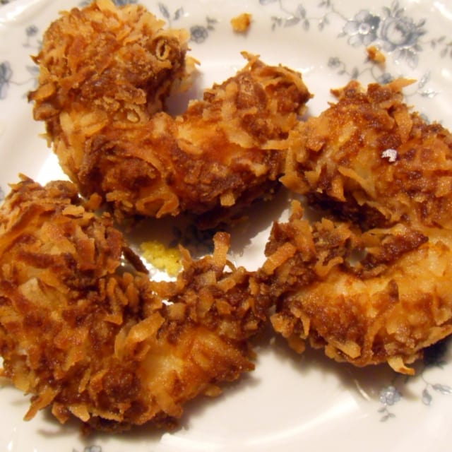 Shrimp Coconut Fritters.
