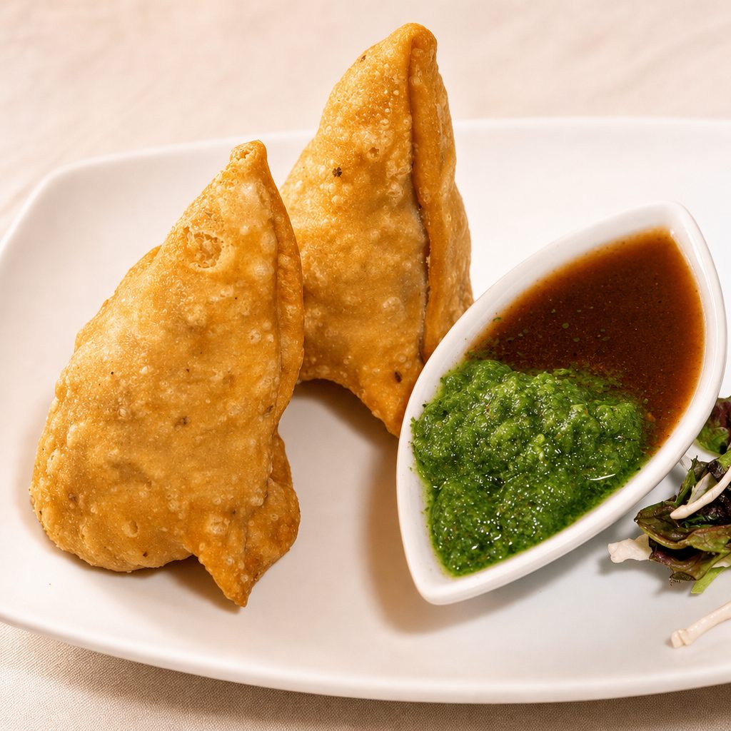 Vegetable Samosa.
