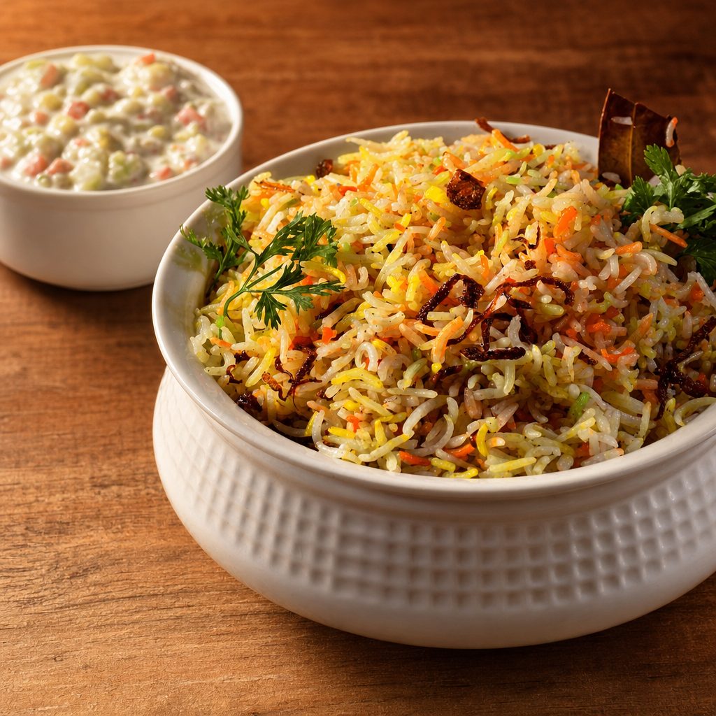 Vegetable Biryani.