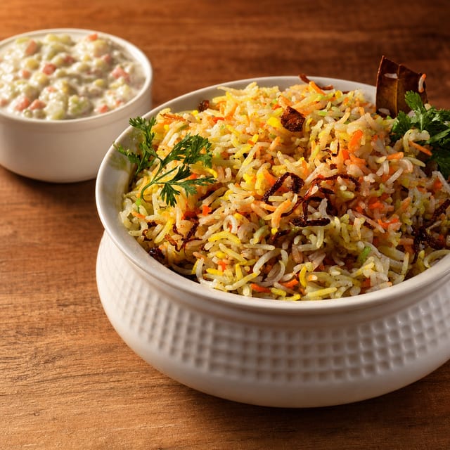 Vegetable Biryani.