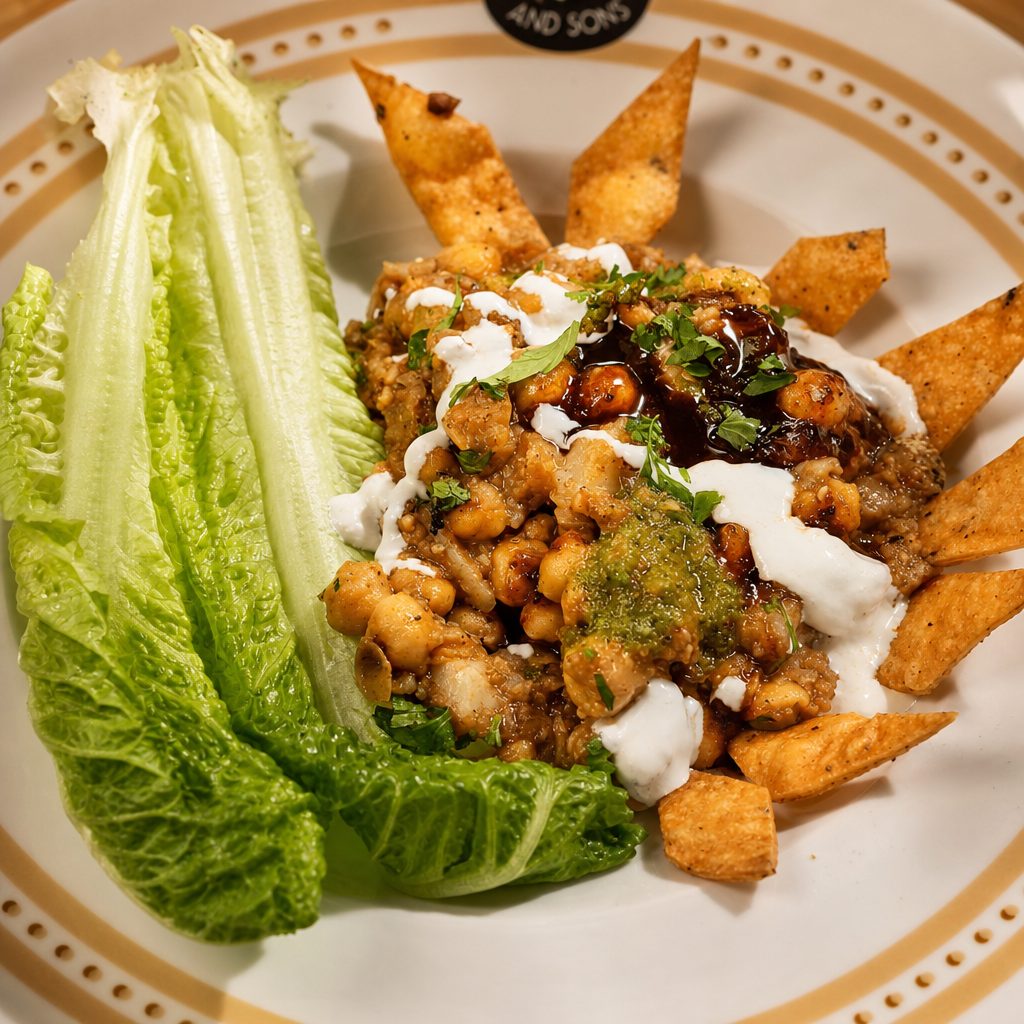 Chana Papdi Chaat.