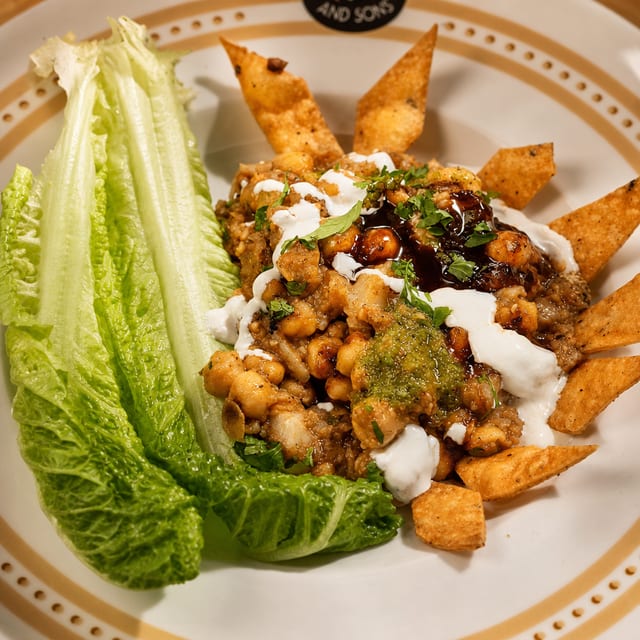 Chana Papdi Chaat.