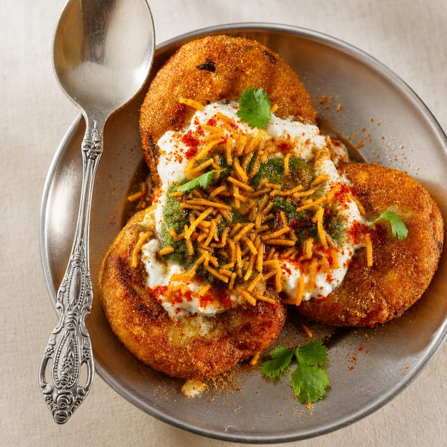 Chat Pati Tikki Chaat.
